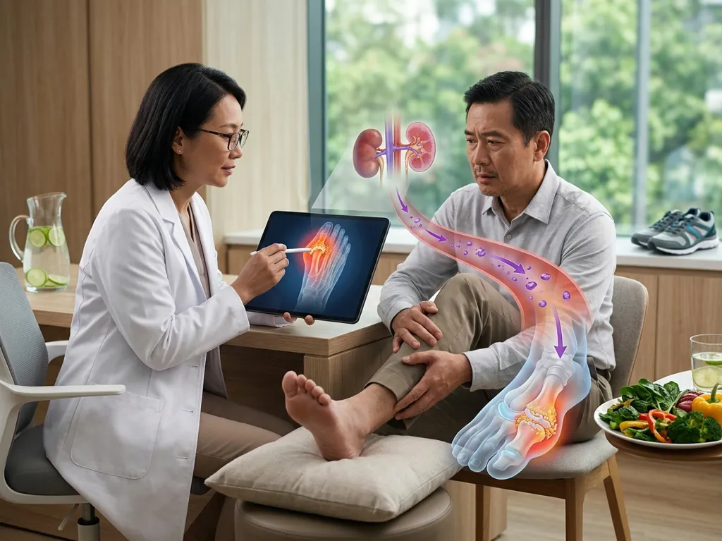 中老年男性的痛 如何透過飲食改善痛風？